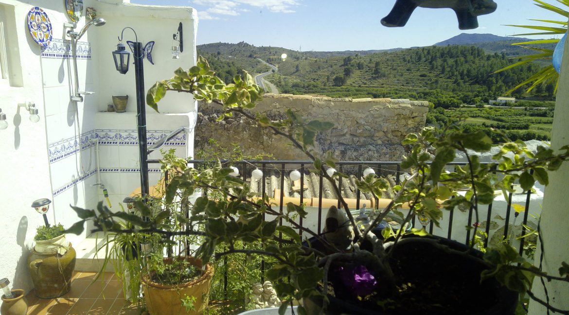 VIEW FROM TERRACE.